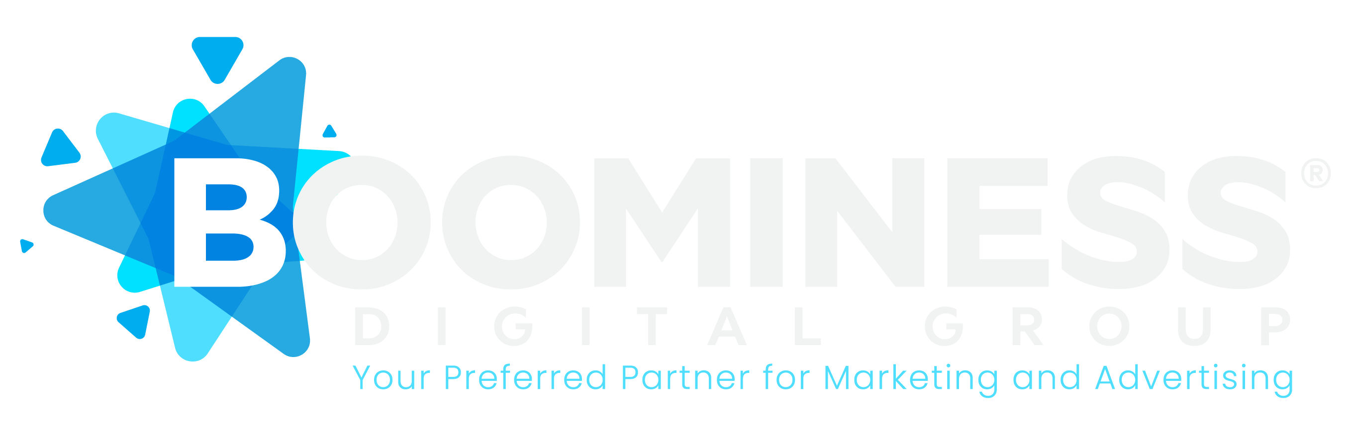 Logo of Boominess Digital Group, digital marketing agency: Grow your business online!